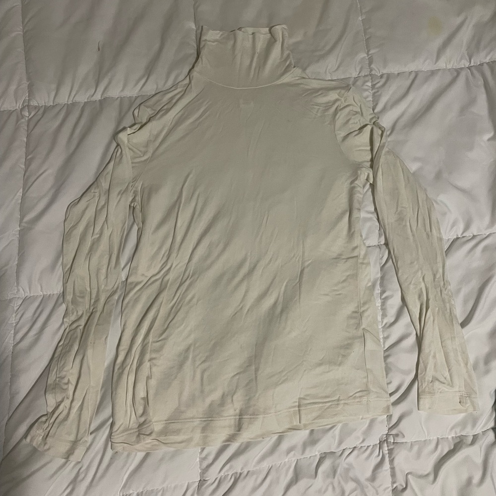 Cream Turtleneck